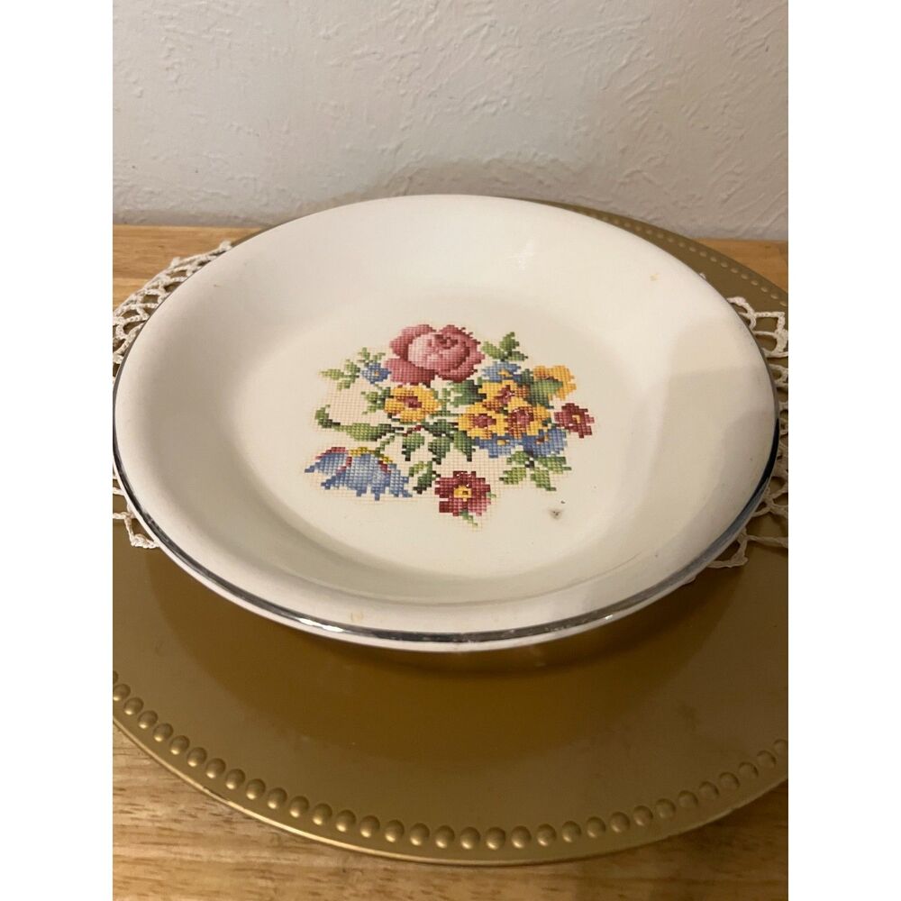 vintage Harker Pottery Bakerite plate